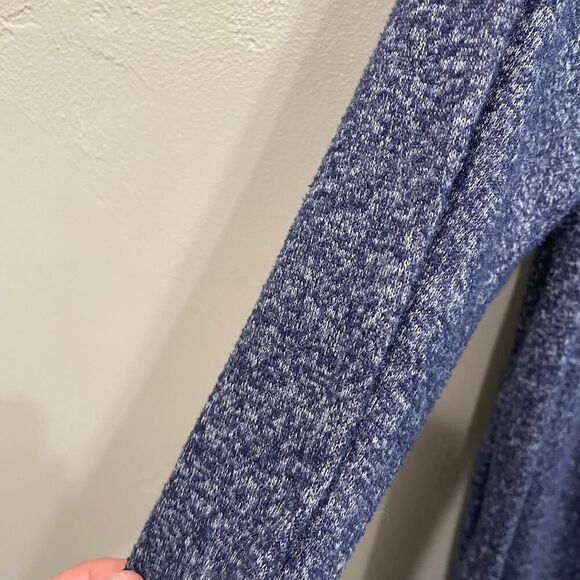 Athleta Blue Heather Grateful Cowl Neck Top - Size: XL - Picture 5 of 6